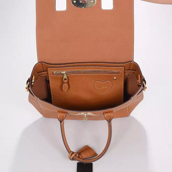 2014 A/W Mulberry Cara Delevingne Bag Oak Natural Leather